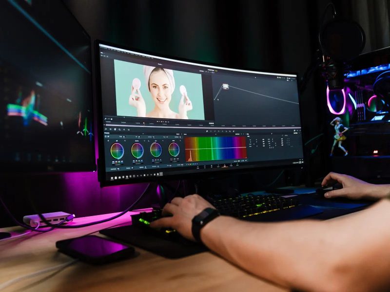 Custom video production with editing and effects